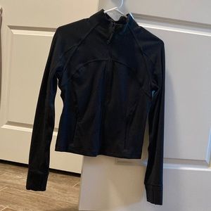 NWOT Lululemon Nulu Cropped Define Jacket, black, size 8